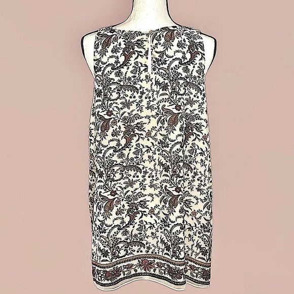 EUC! MAX STUDIO FLOWERED SLEEVELESS BLOUSE - Picture 3 of 11